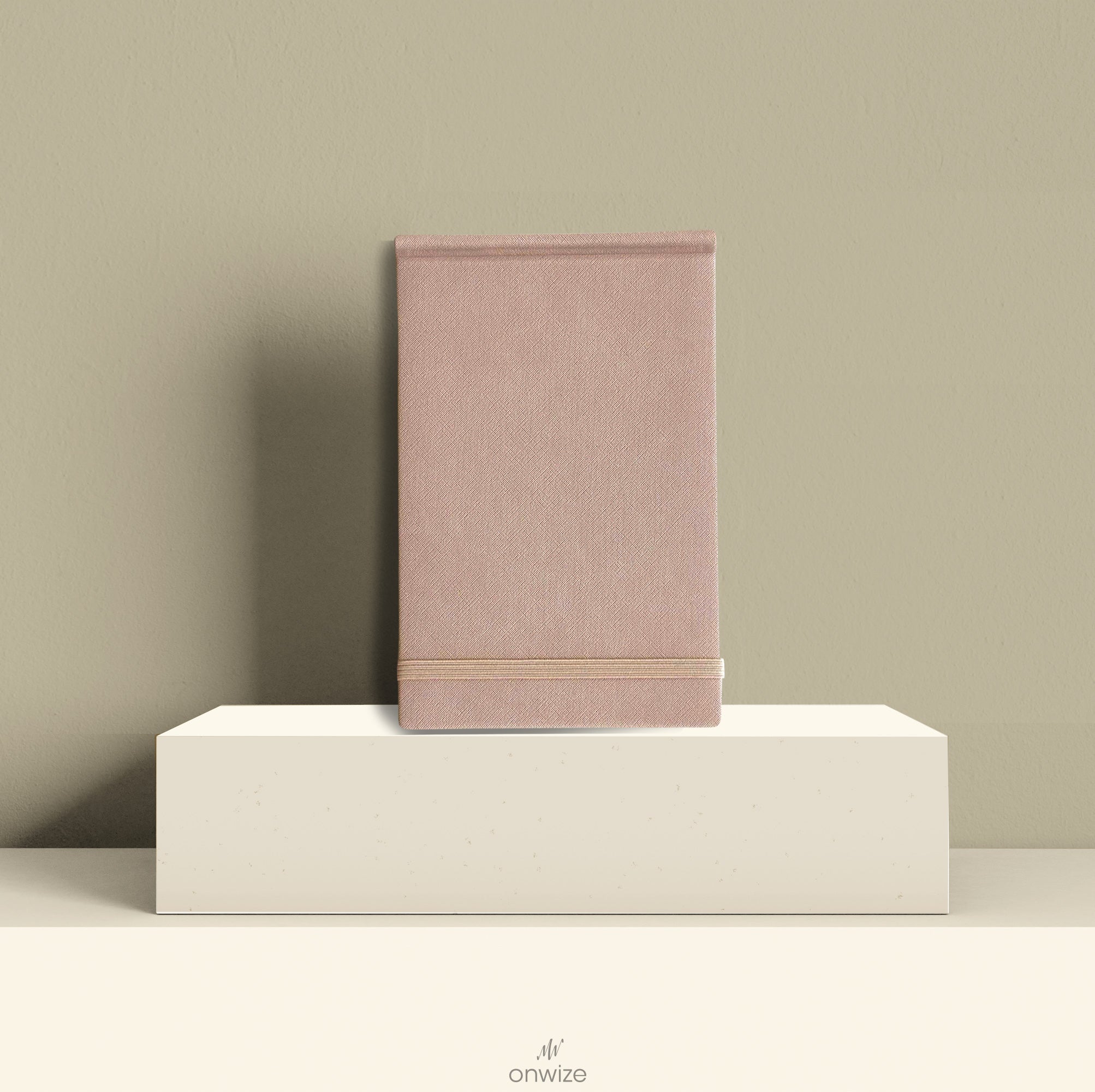 ONWIZE Watercolor Art Journal – 148x90 mm Pink | Pocket Travel Sketchbook 300gsm Cold Press