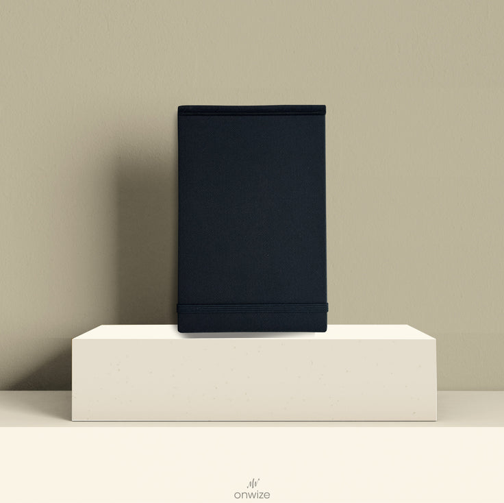 ONWIZE Watercolor Art Journal – 148x90 mm Black | Slim Pocket Sketchbook 300gsm Cold Press