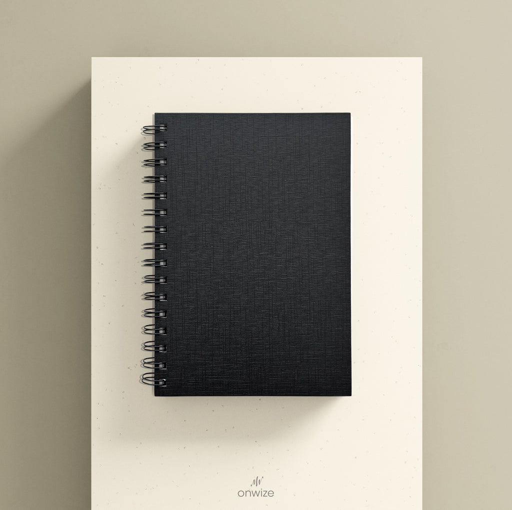 ONWIZE Watercolor Art Journal – A5 (Black)