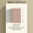ONWIZE Watercolor Art Journal – 148x90 mm Pink | Pocket Travel Sketchbook 300gsm Cold Press