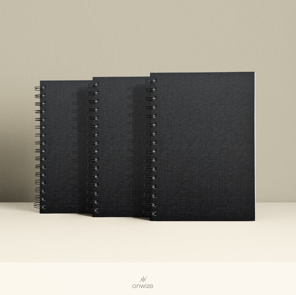 ONWIZE Watercolor Art Journal – A5 (Black)