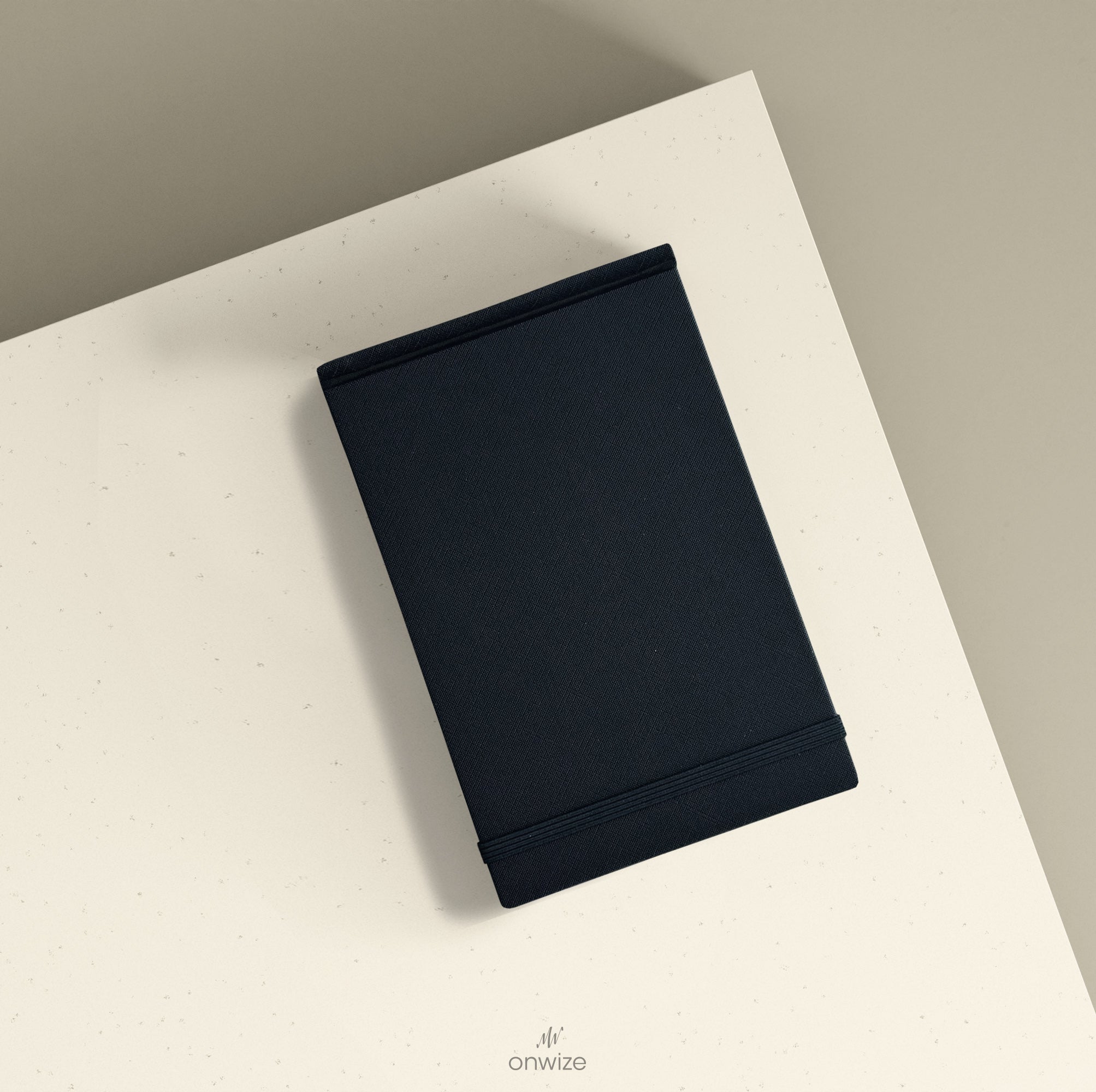 ONWIZE Watercolor Art Journal – 148x90 mm Black | Slim Pocket Sketchbook 300gsm Cold Press