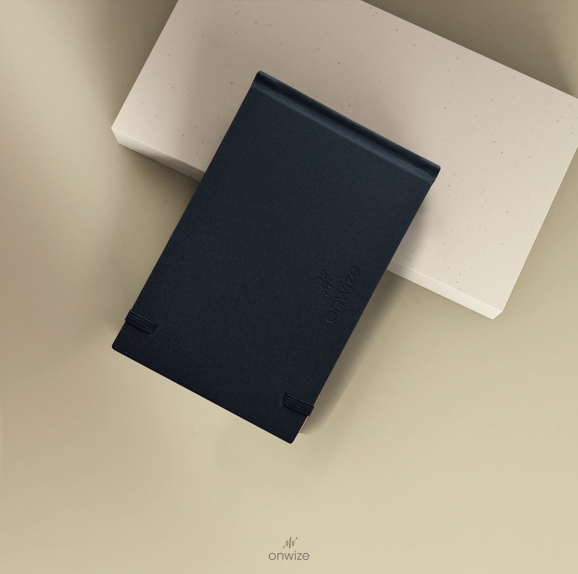 ONWIZE Watercolor Art Journal – 148x90 mm Black | Slim Pocket Sketchbook 300gsm Cold Press