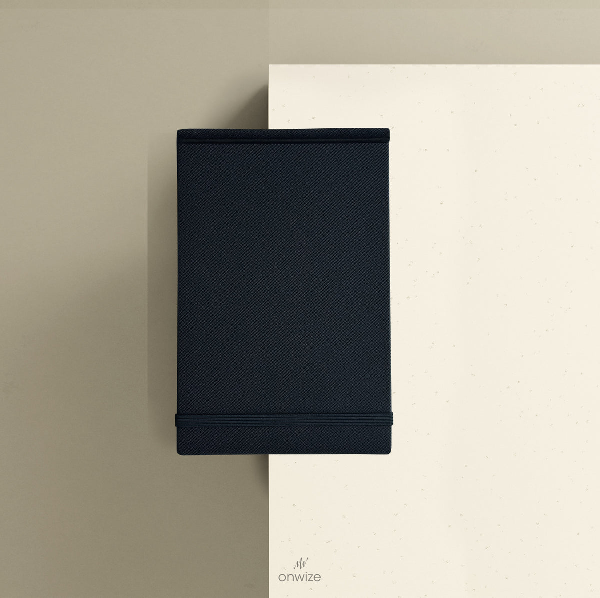 ONWIZE Watercolor Art Journal – 148x90 mm Black | Slim Pocket Sketchbook 300gsm Cold Press