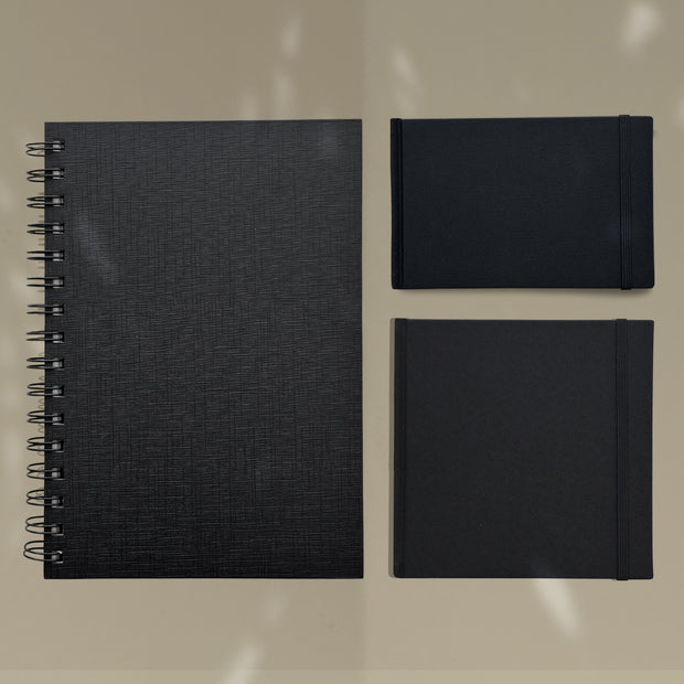 ONWIZE Watercolor Journal Set – 3 Size Bundle (A5 + Square + Pocket) | 300gsm Cold Press Sketchbook Set