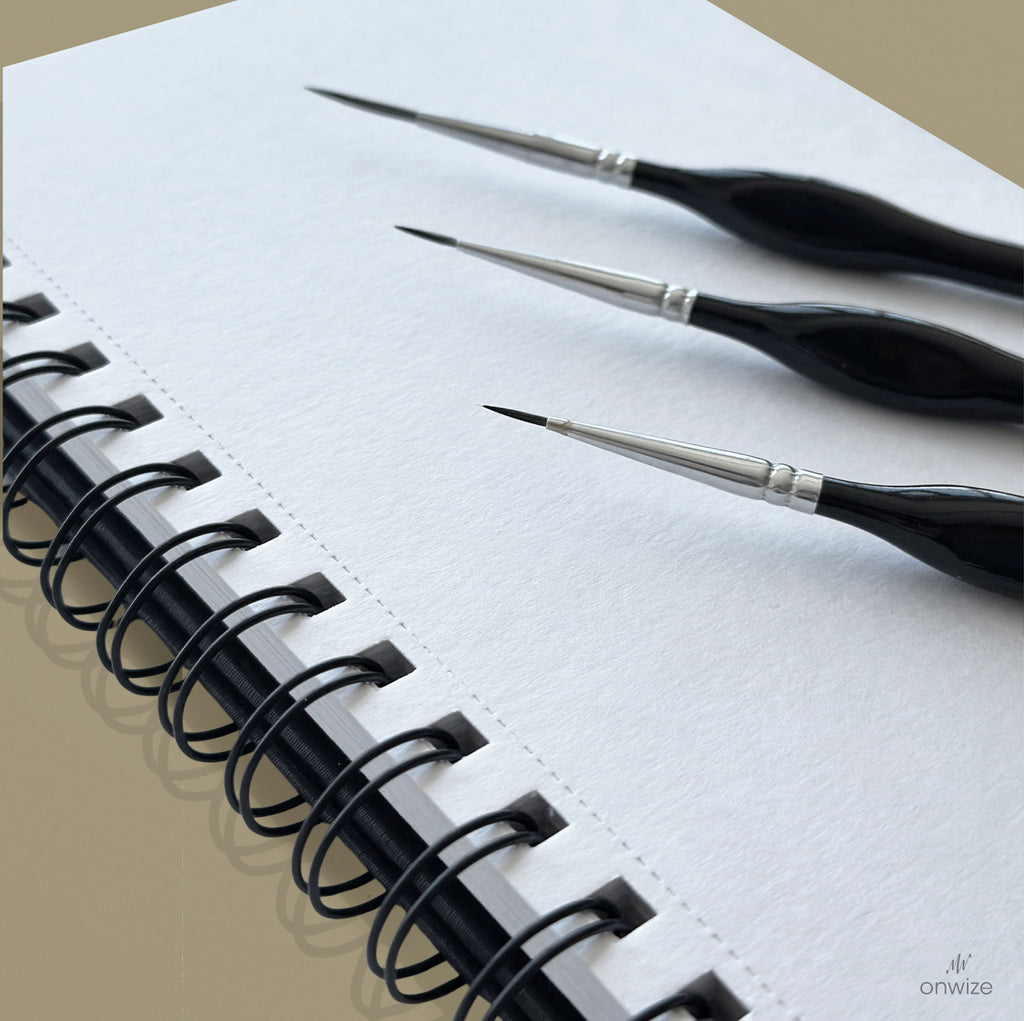 ONWIZE Watercolor Art Journal – A5 (Black)