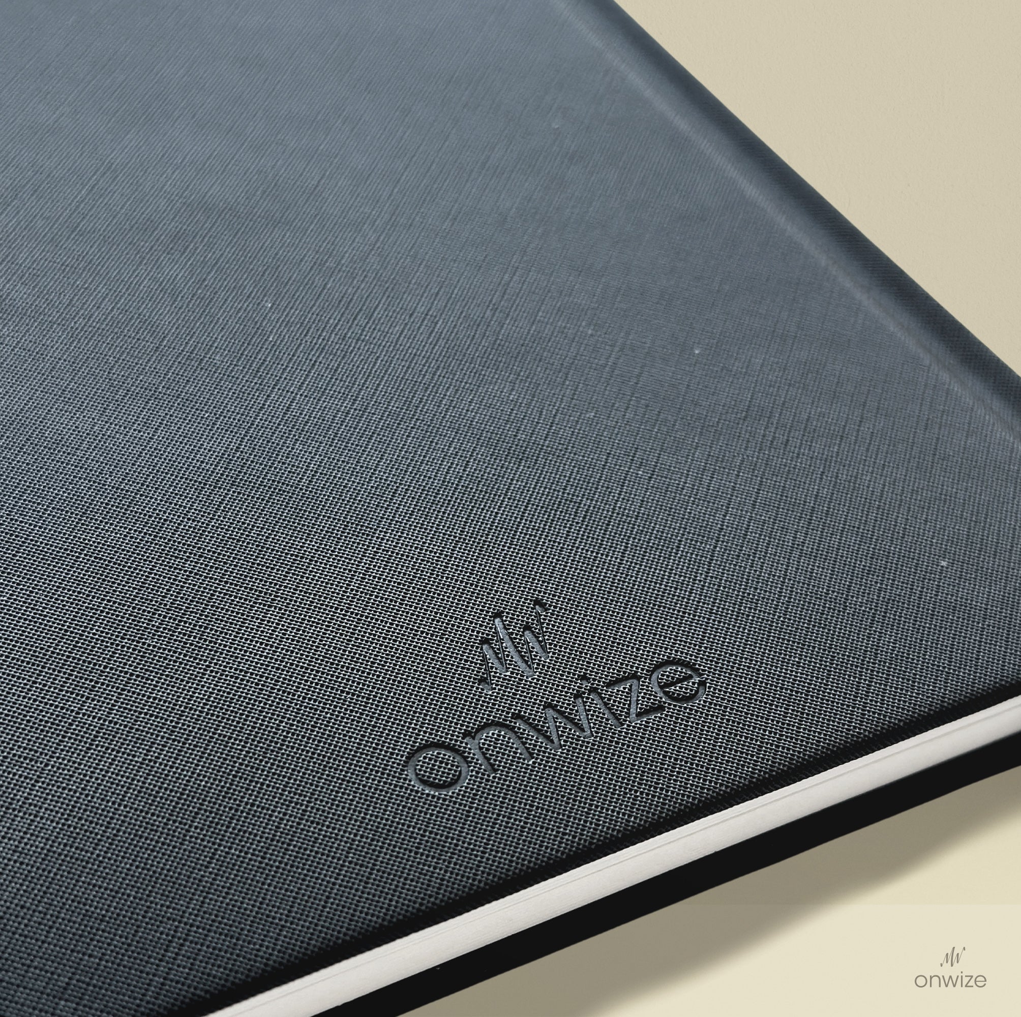 ONWIZE Watercolor Art Journal – 148x148 mm Black | 300gsm Cold Pressed Watercolor Notebook