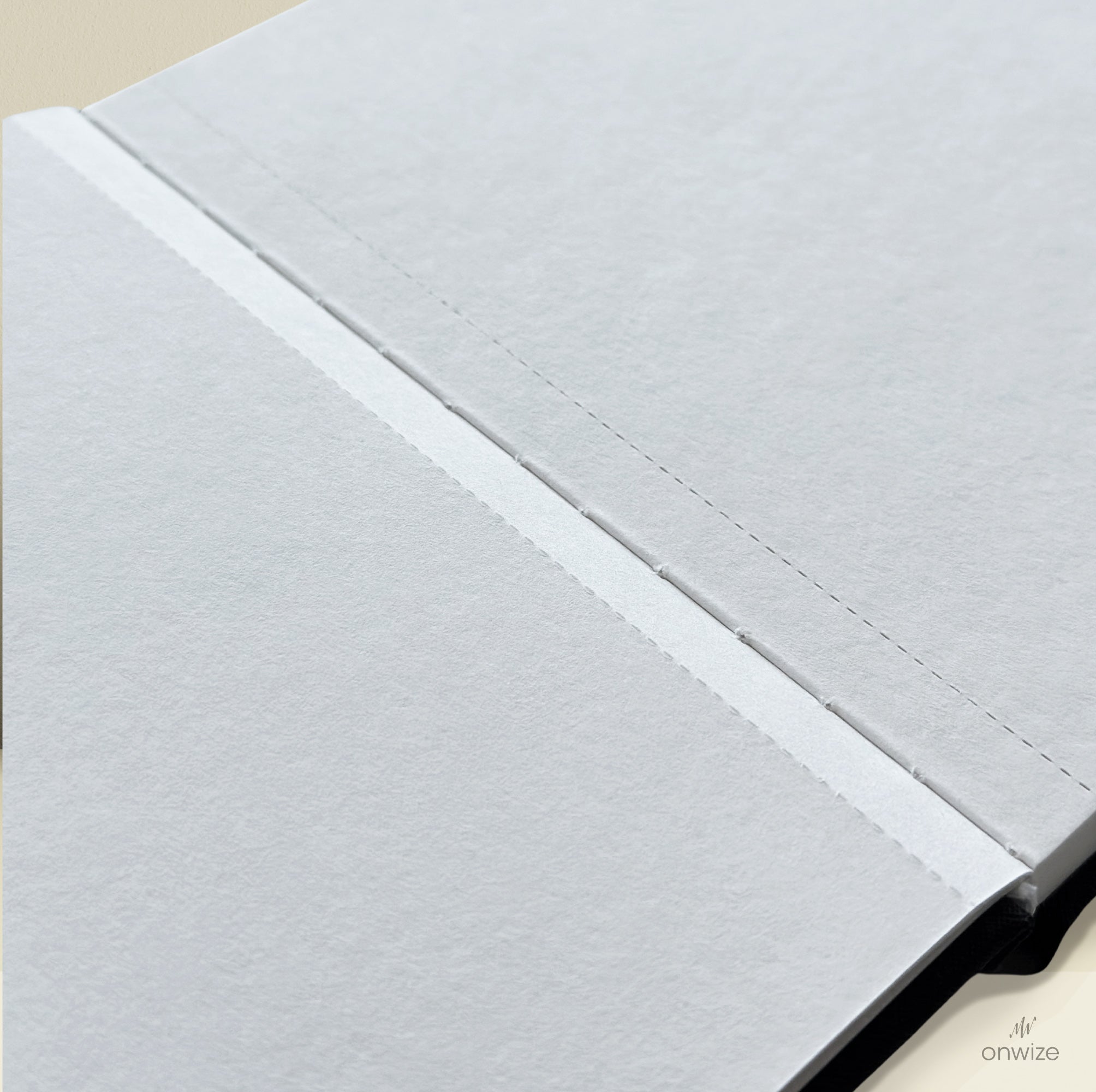 ONWIZE Watercolor Art Journal – 148x148 mm Black | 300gsm Cold Pressed Watercolor Notebook