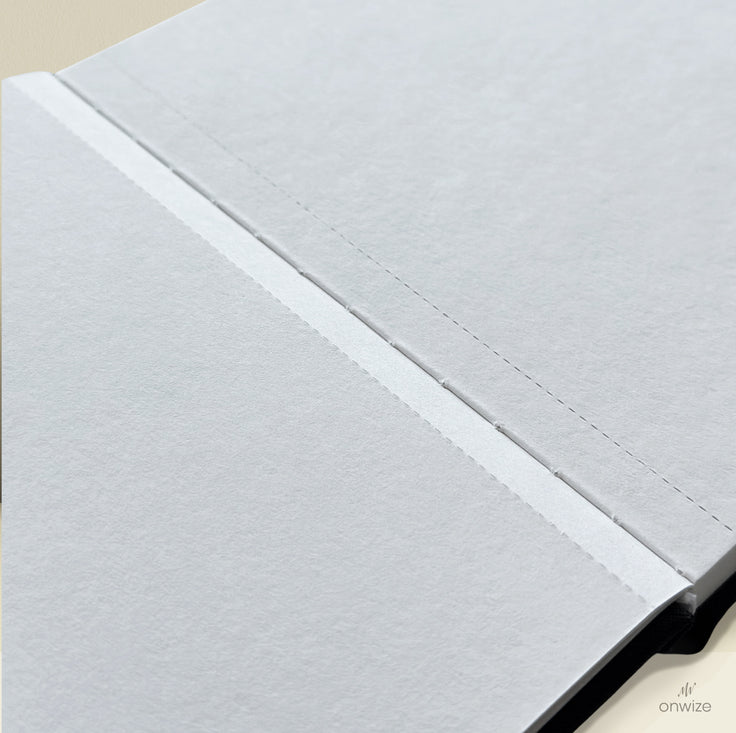 ONWIZE Watercolor Art Journal – 148x148 mm Black | 300gsm Cold Pressed Watercolor Notebook