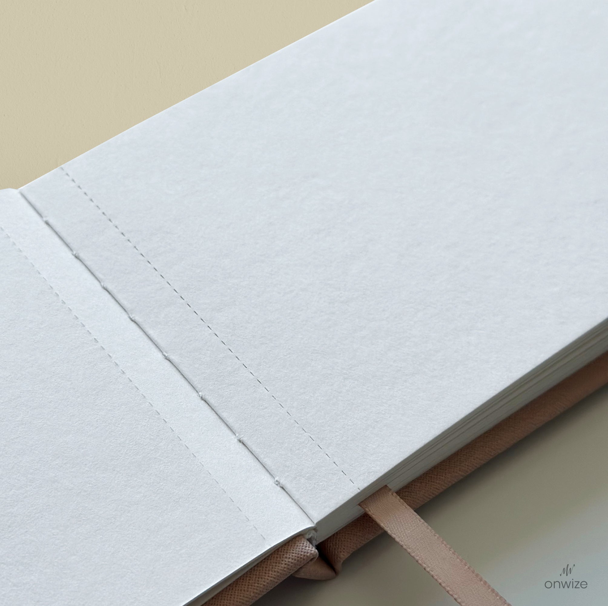 ONWIZE Watercolor Art Journal – 148x90 mm Pink | Pocket Travel Sketchbook 300gsm Cold Press
