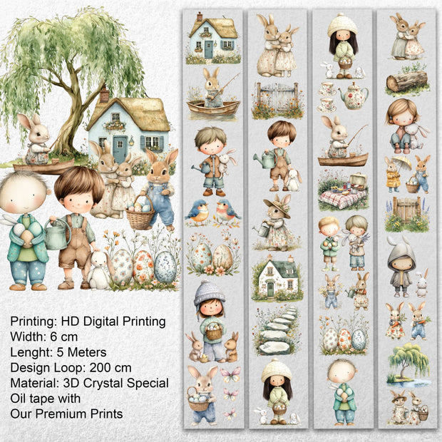 Bunny Cottage 3D Special Pet Tape