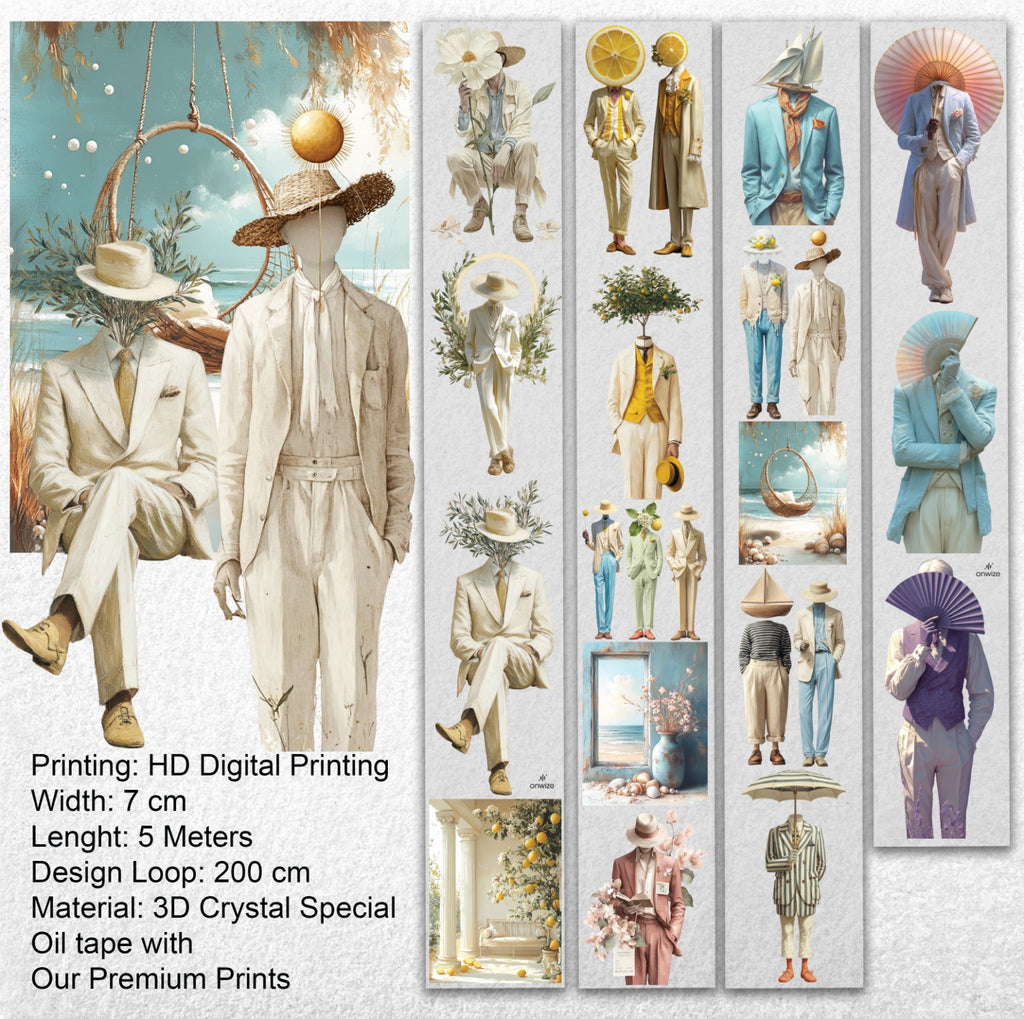 Citrus Reverie | Premium 3D Crystal Special Oil PET Tape | SRP 220
