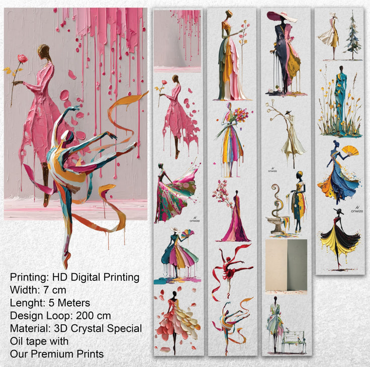 Flowing Color 3D Special Pet Tape