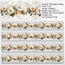 Ivory Garden PET Tape | Neutral Botanical Scrapbook Tape | 5cm x 5m