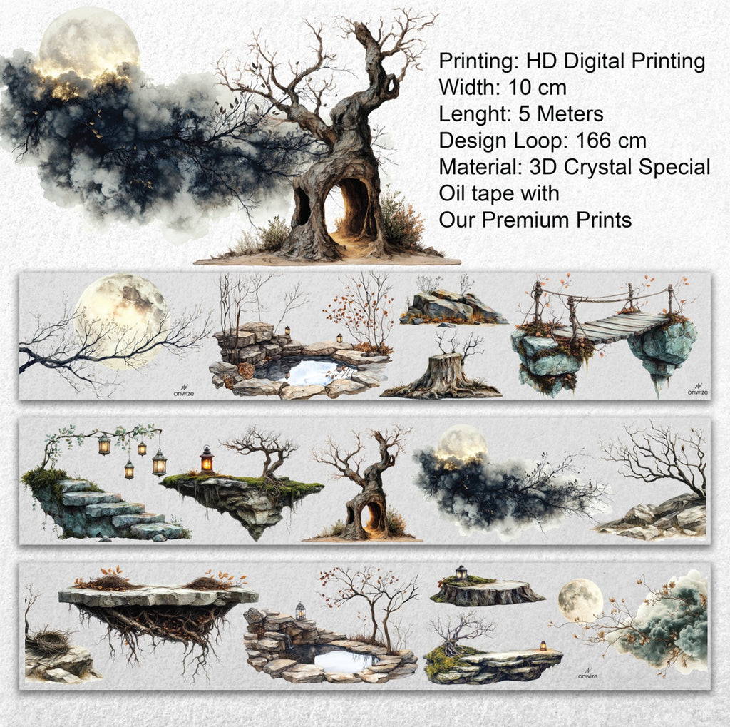 Moon Hollow XL | Premium 3D Crystal Special Oil PET Tape | SRP 223