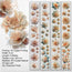 Pearl Bloom PET Tape | Soft Botanical Scrapbook Tape | 6cm x 5m