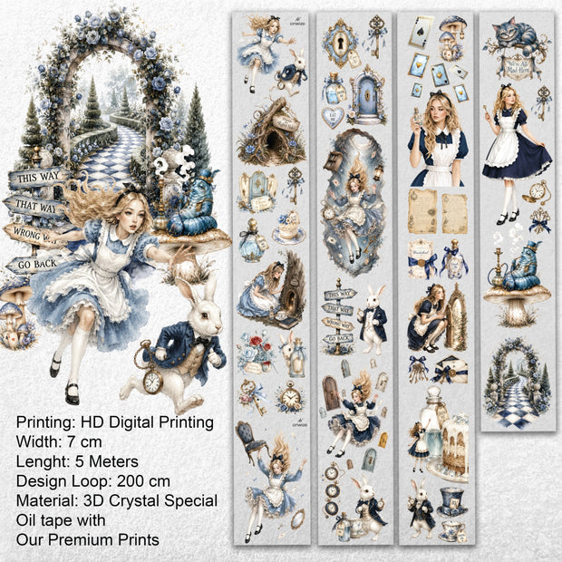 Rabbit Hole – Whimsical Wonderland PET Tape
