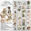 Rainy Day Pets – Cute Cats & Dogs PET Tape for Journaling & Scrapbooking