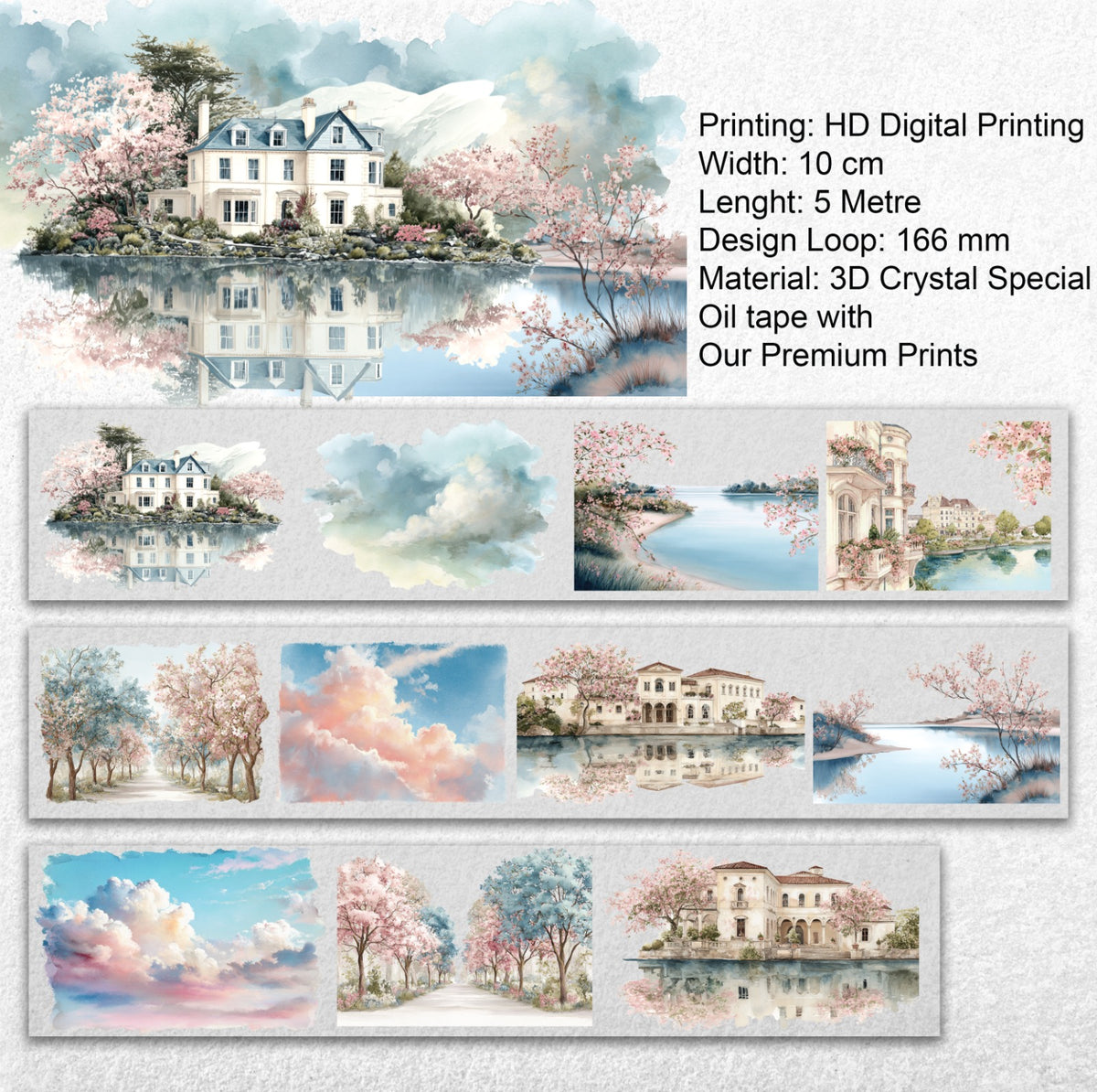 Blush Lake Villa Pet Tape