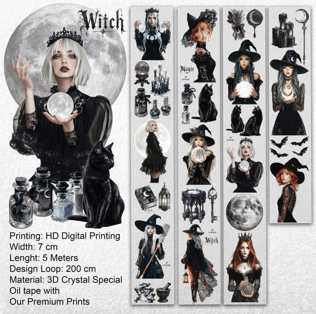 Moonlit Witch – Gothic Witch PET Tape