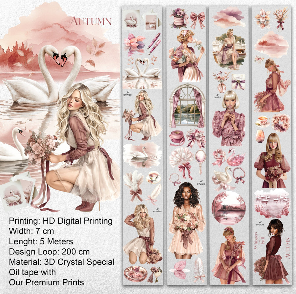 Blush Autumn – Romantic Autumn PET Tape