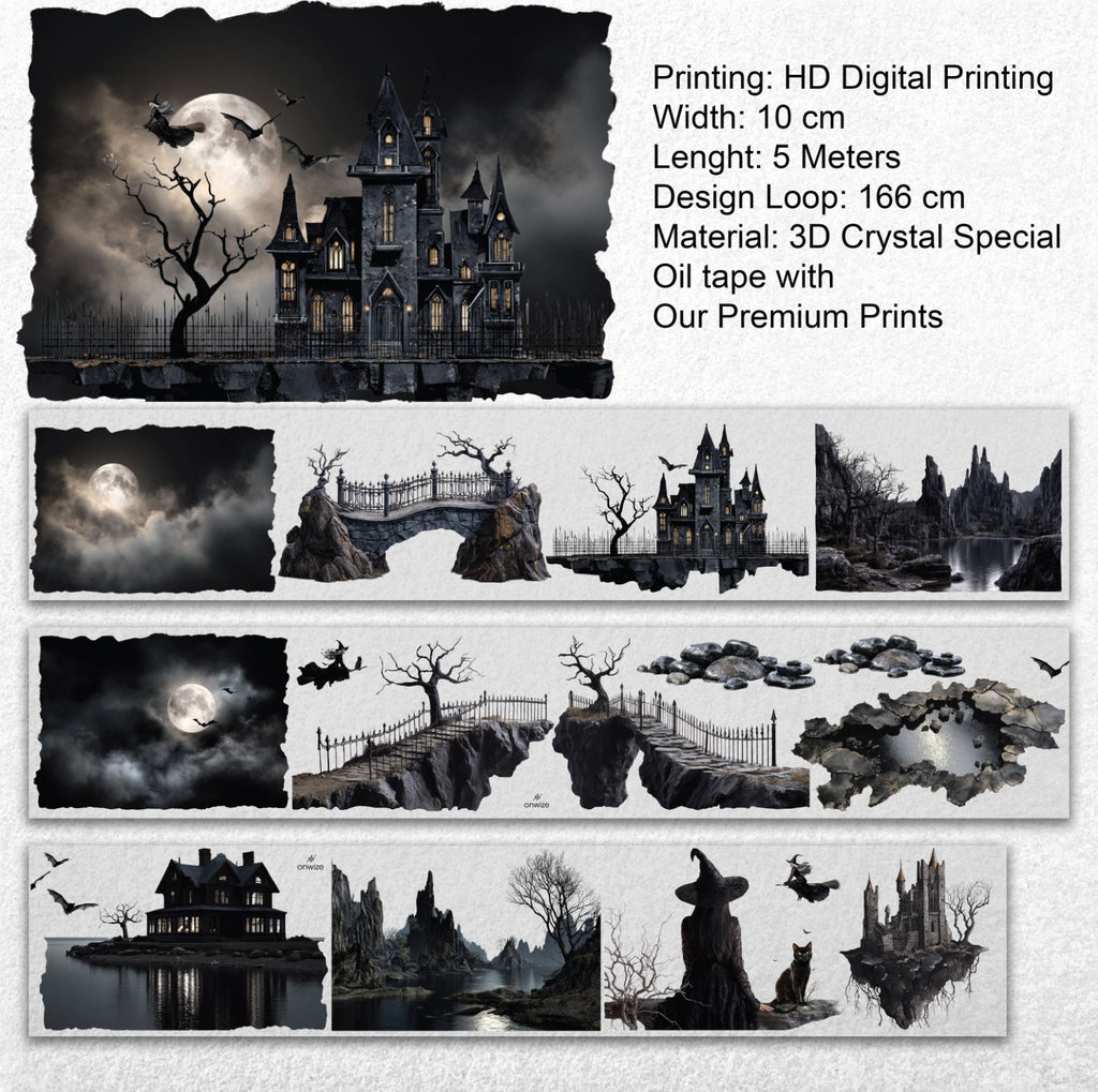 Witching Hour XL – Gothic Halloween PET Tape