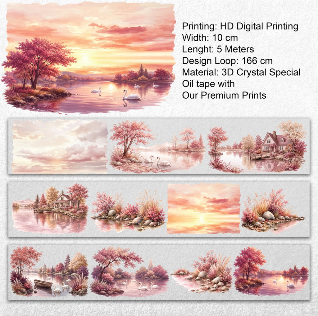 Blush Autumn XL – Romantic Autumn Landscape PET Tape