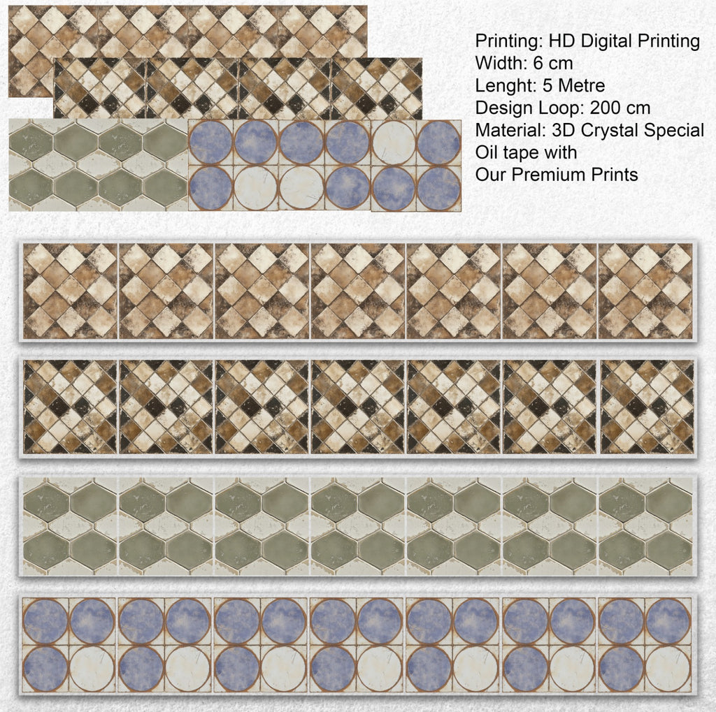 Tuscan Mosaic Pet Tape