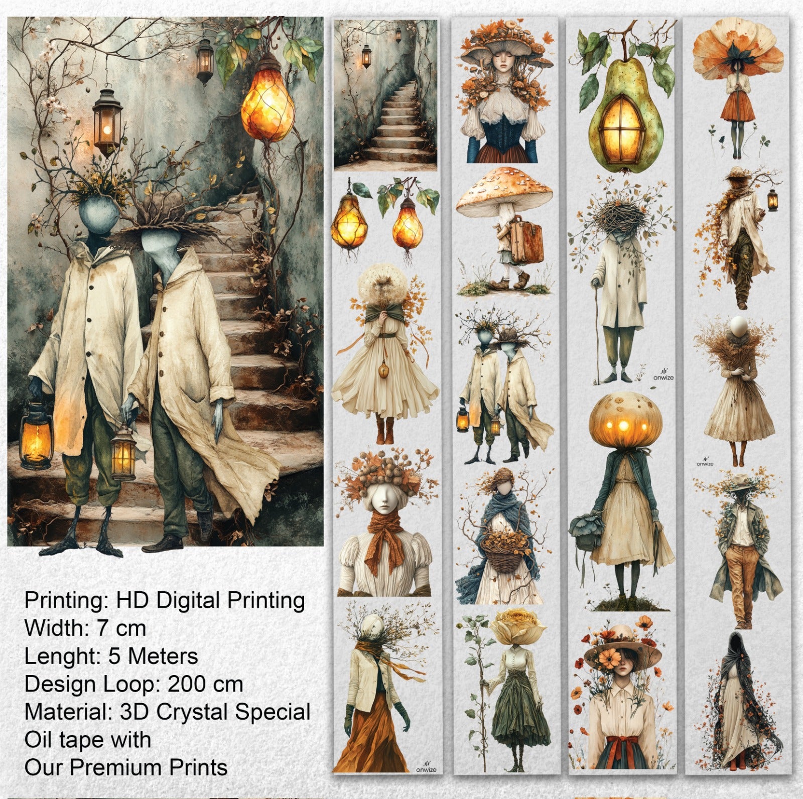 Whispering Hollow | Premium 3D Crystal Special Oil PET Tape | SRP 217
