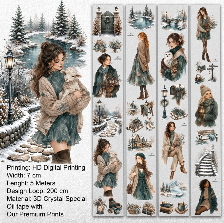 Winter Meadow 3D Special Pet Tape