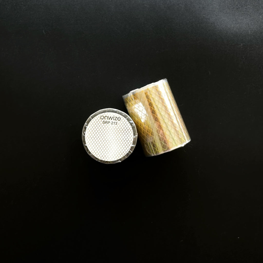 Golden Lattice | Holo Gold Foil Grid PET Tape | 6cm x 5m