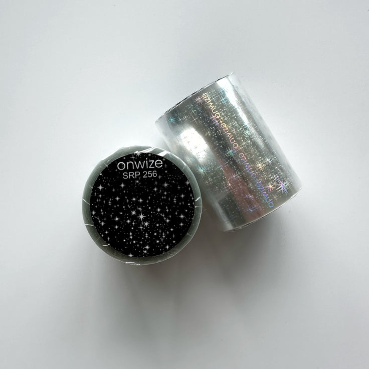 Silver Stardust Holo Silver Foil Tape