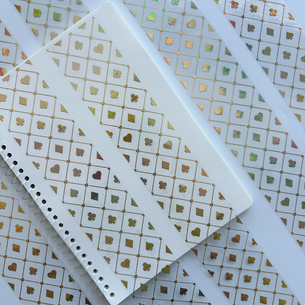 Gilded Wonders – Gold Foil Playing Card PET Tape