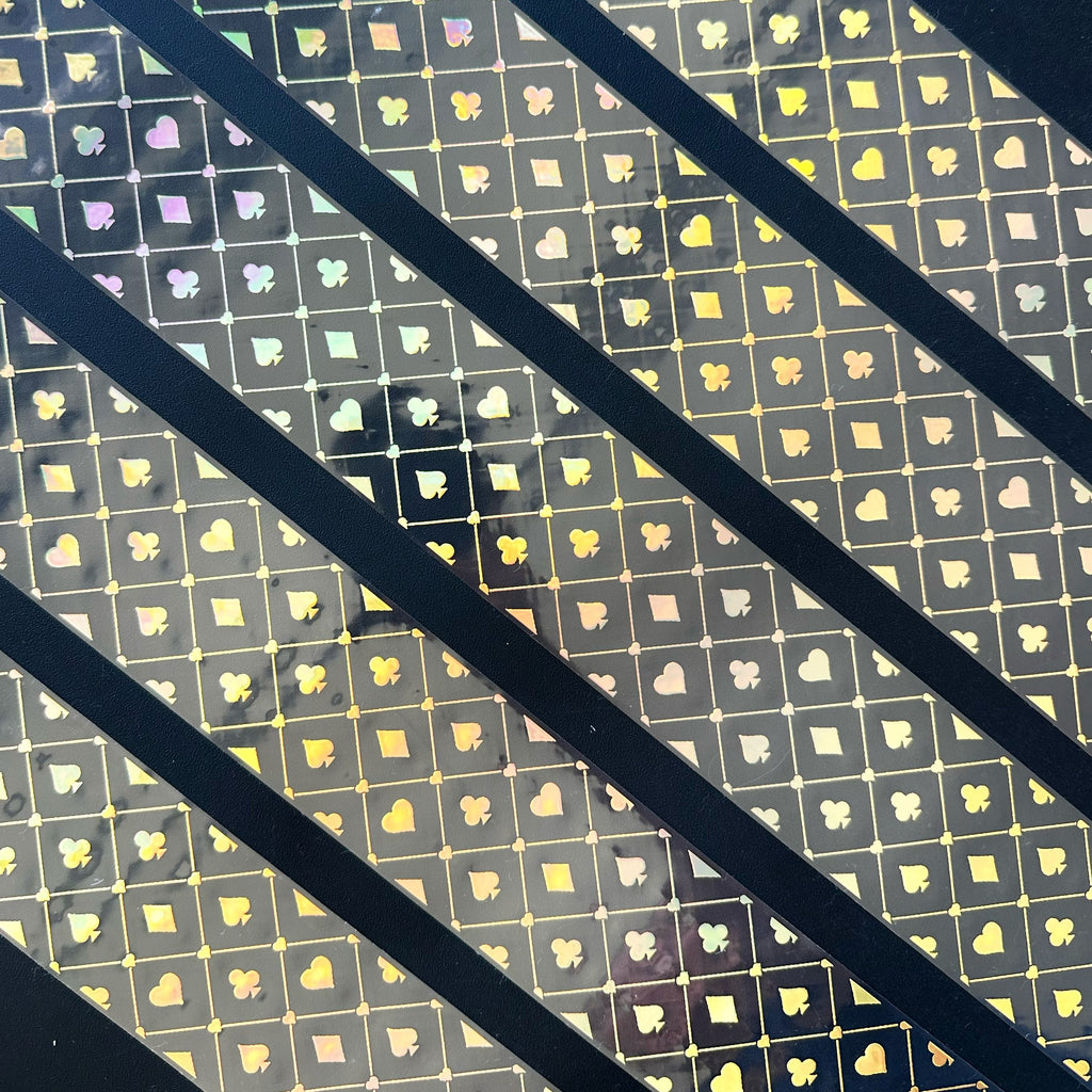 Gilded Wonders – Gold Foil Playing Card PET Tape