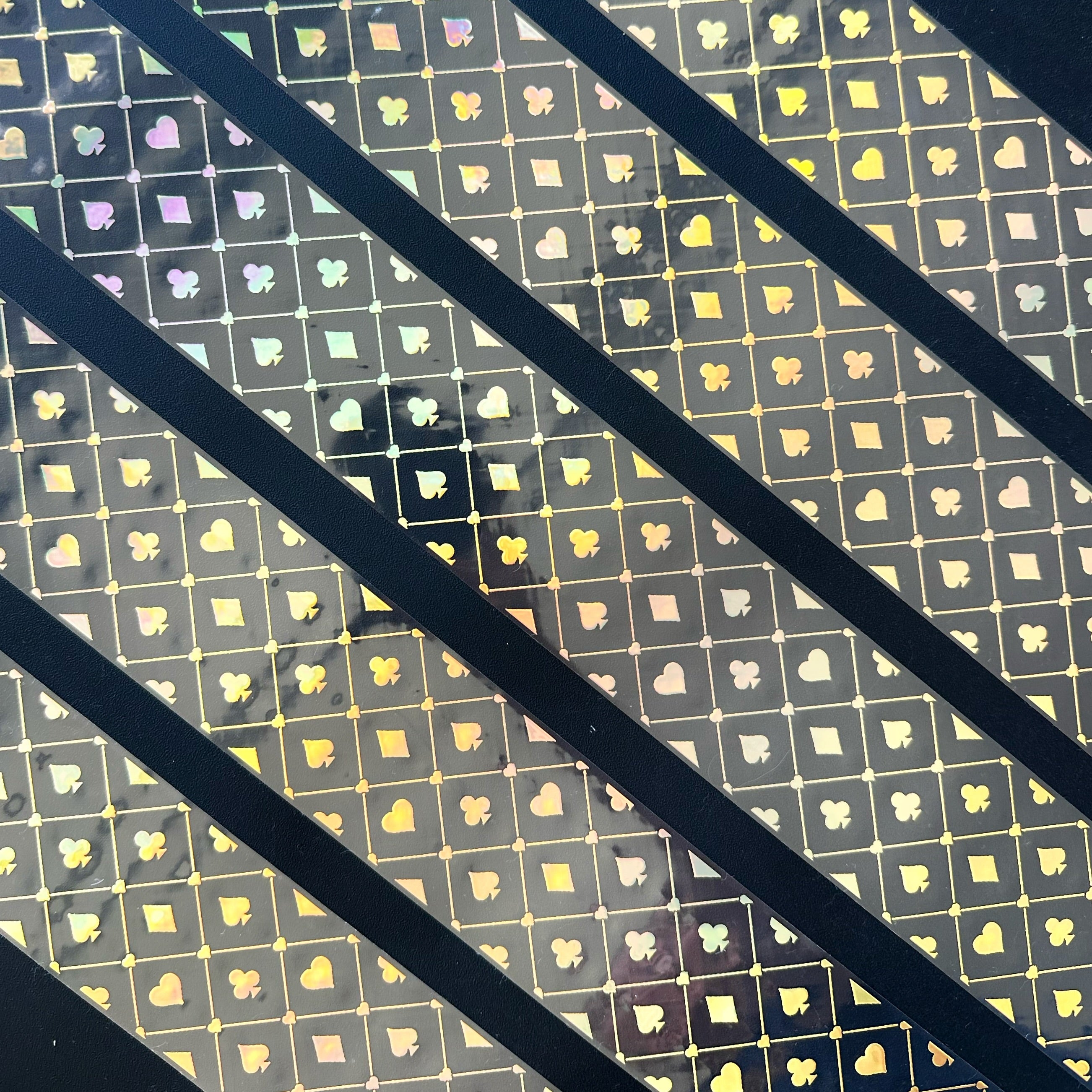 Gilded Wonders – Gold Foil Playing Card PET Tape