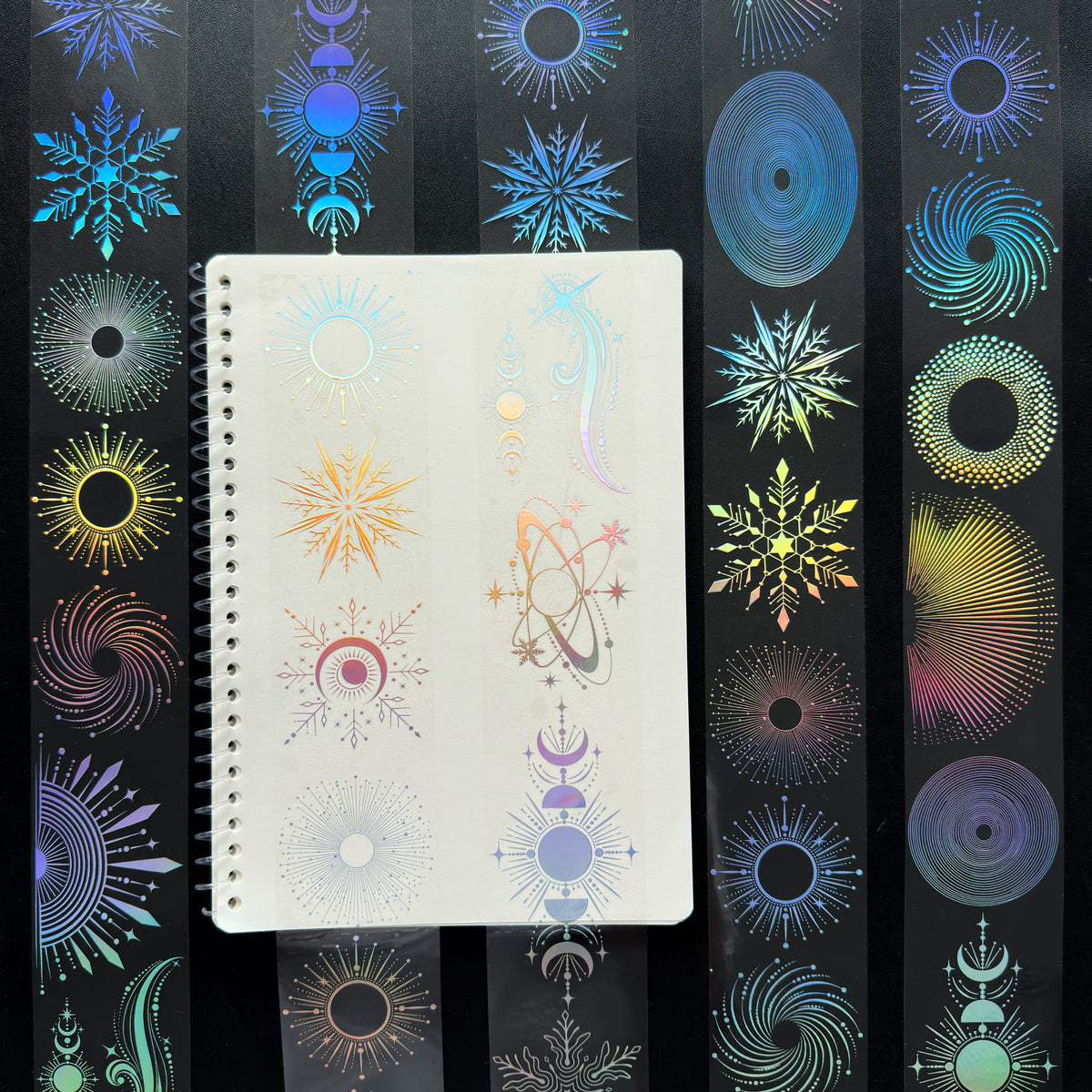 Silver Eclipse Holo Silver Foil Tape