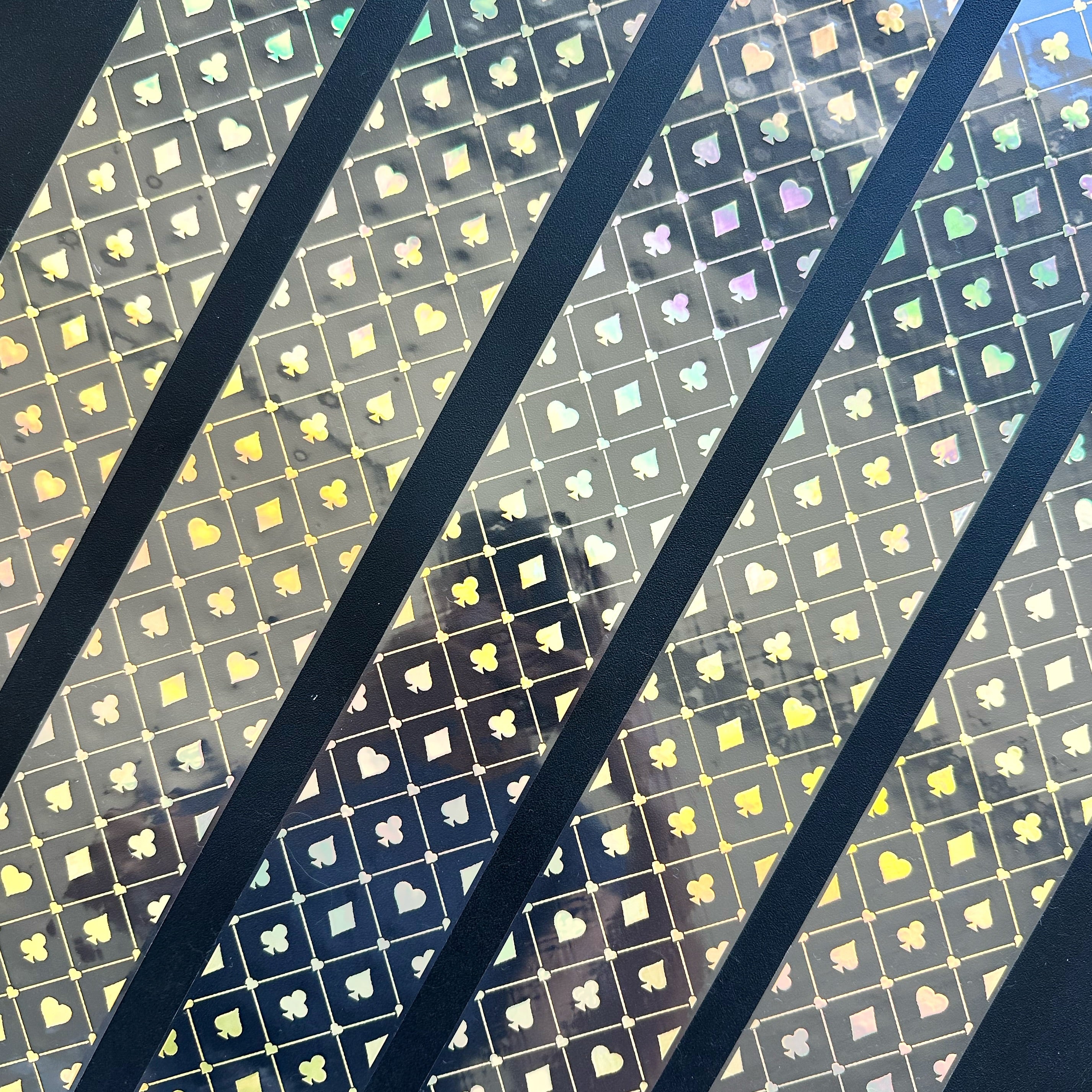 Gilded Wonders – Gold Foil Playing Card PET Tape