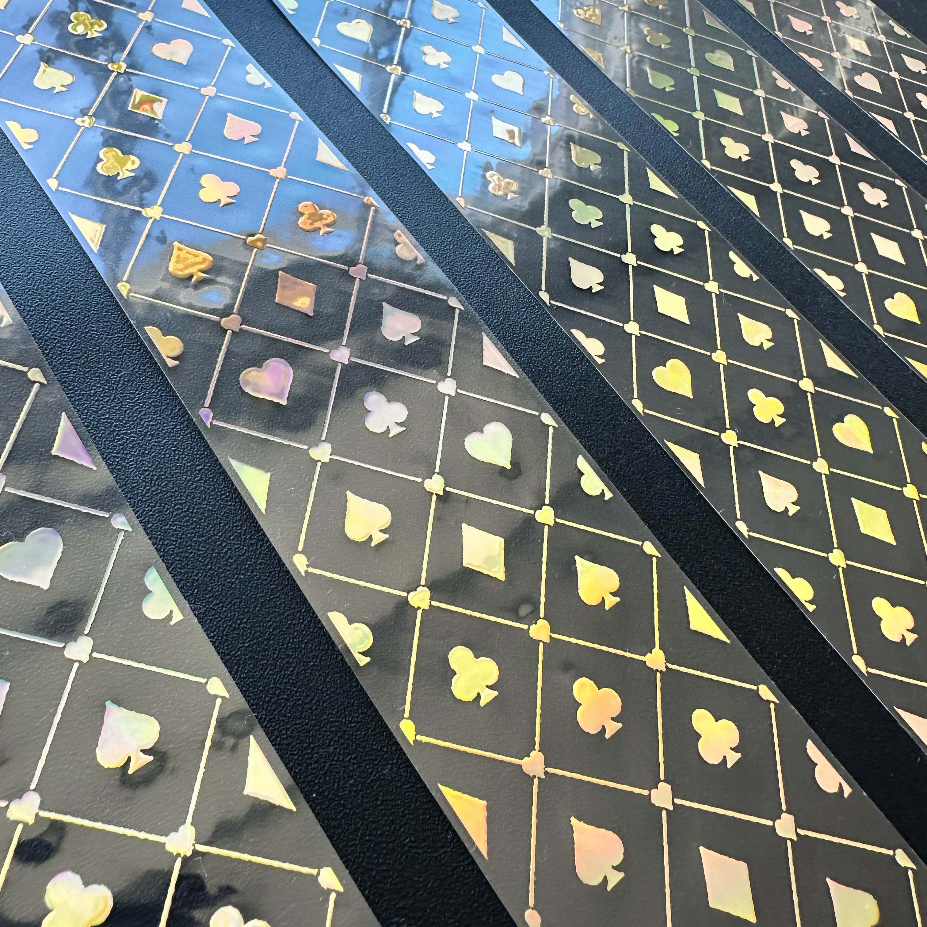 Gilded Wonders – Gold Foil Playing Card PET Tape