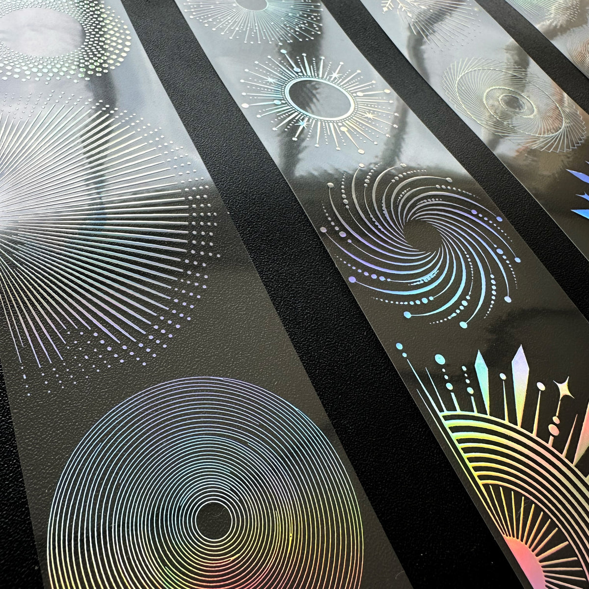 Silver Eclipse Holo Silver Foil Tape