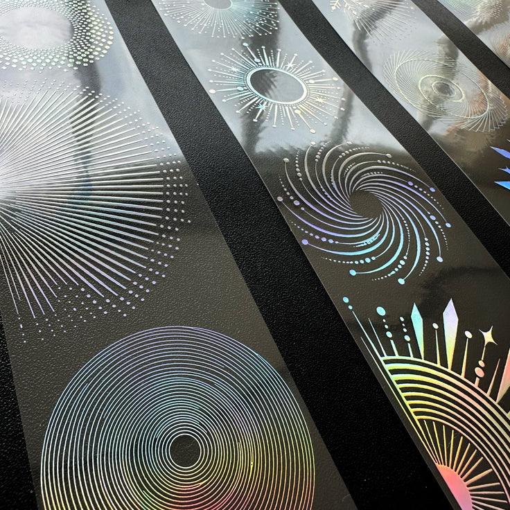 Silver Eclipse Holo Silver Foil Tape