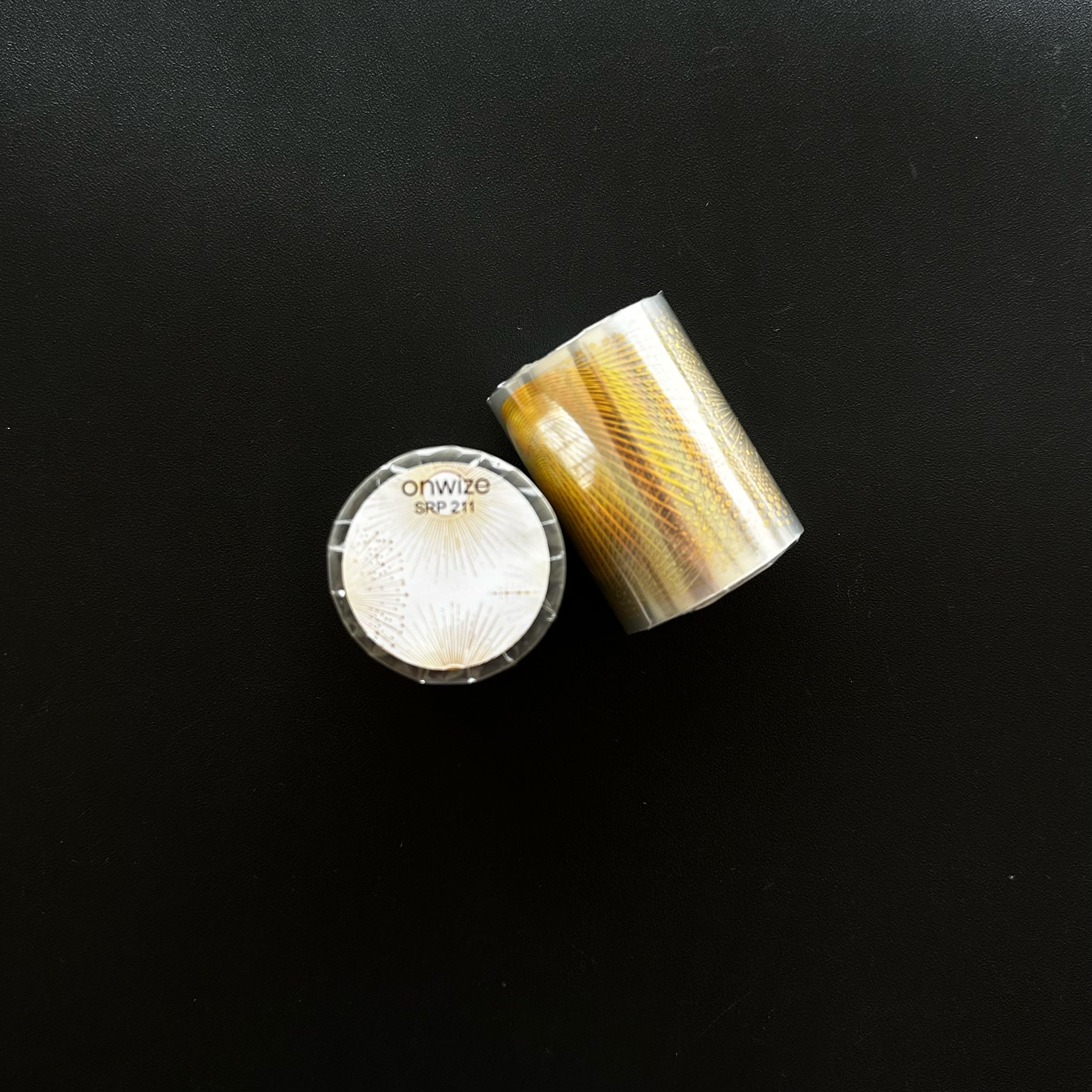 Golden Eclipse | Holo Gold Foil Celestial PET Tape | 6cm x 5m