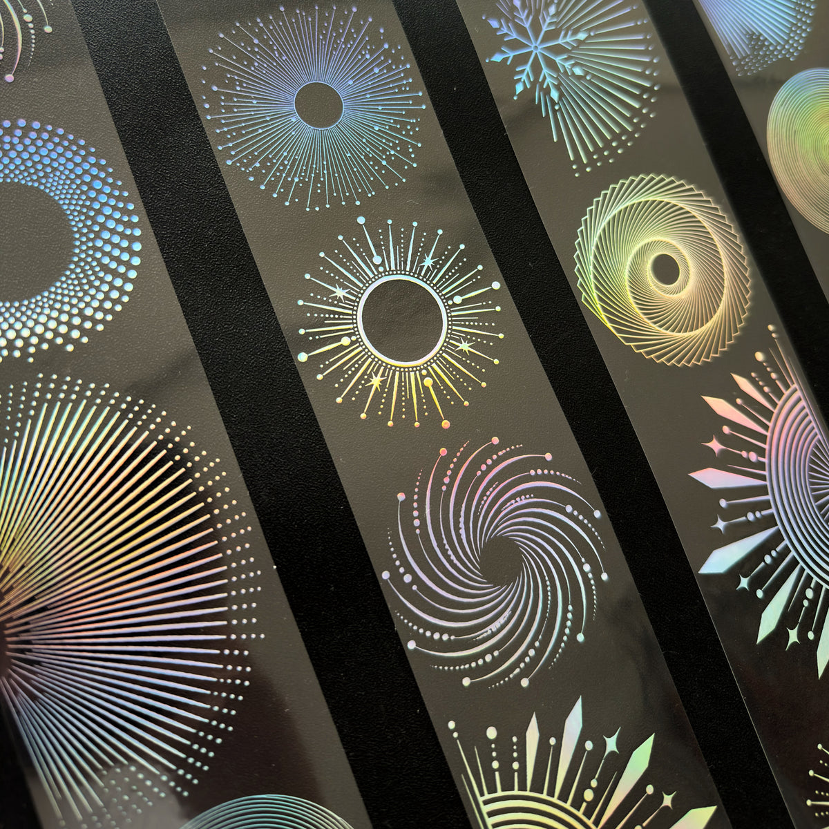 Silver Eclipse Holo Silver Foil Tape