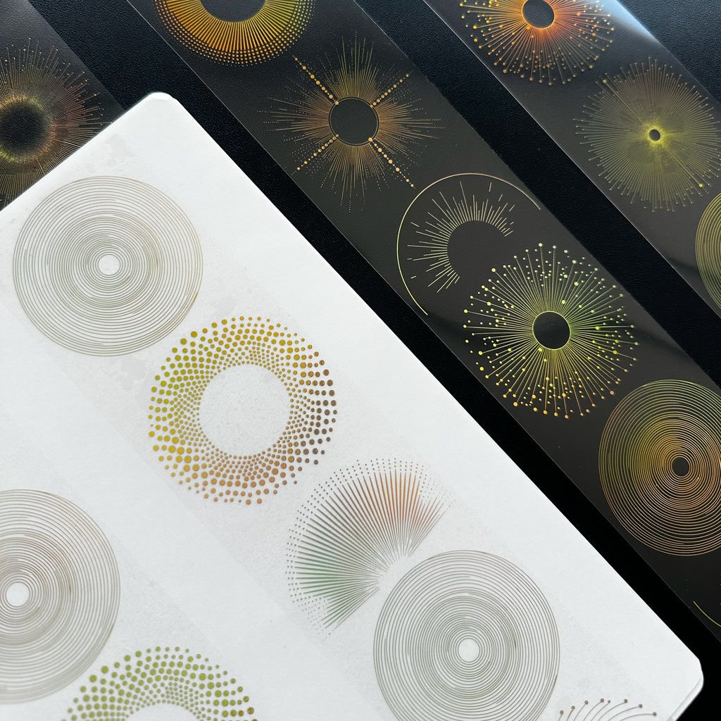Golden Eclipse | Holo Gold Foil Celestial PET Tape | 6cm x 5m