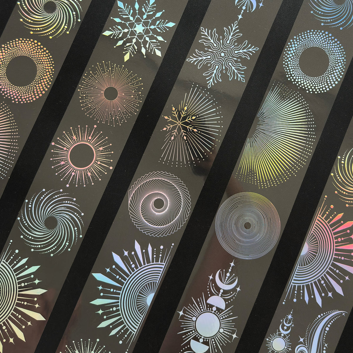 Silver Eclipse Holo Silver Foil Tape