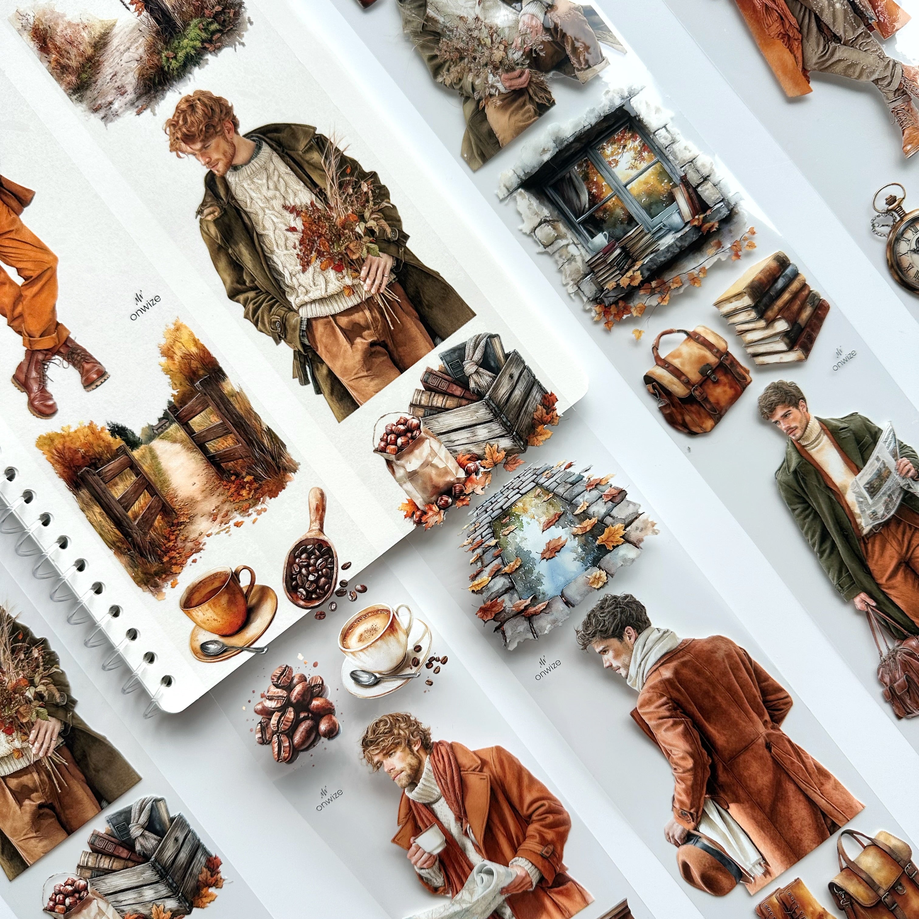 Autumn Chapters | Premium 3D Crystal Special Oil PET Tape | SRP 219