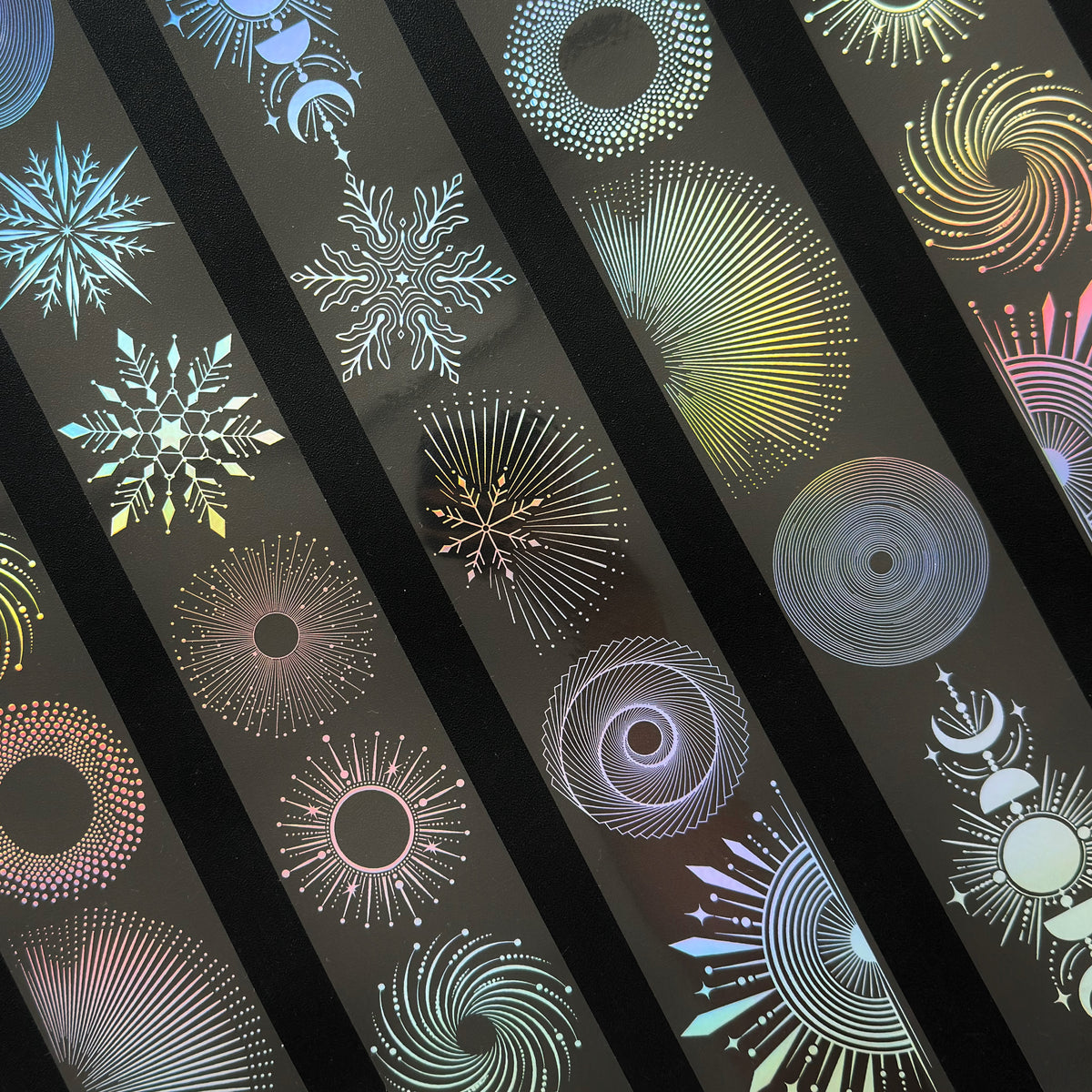 Silver Eclipse Holo Silver Foil Tape