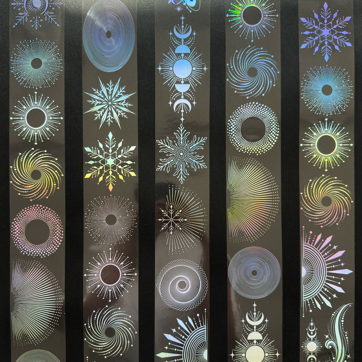 Silver Eclipse Holo Silver Foil Tape