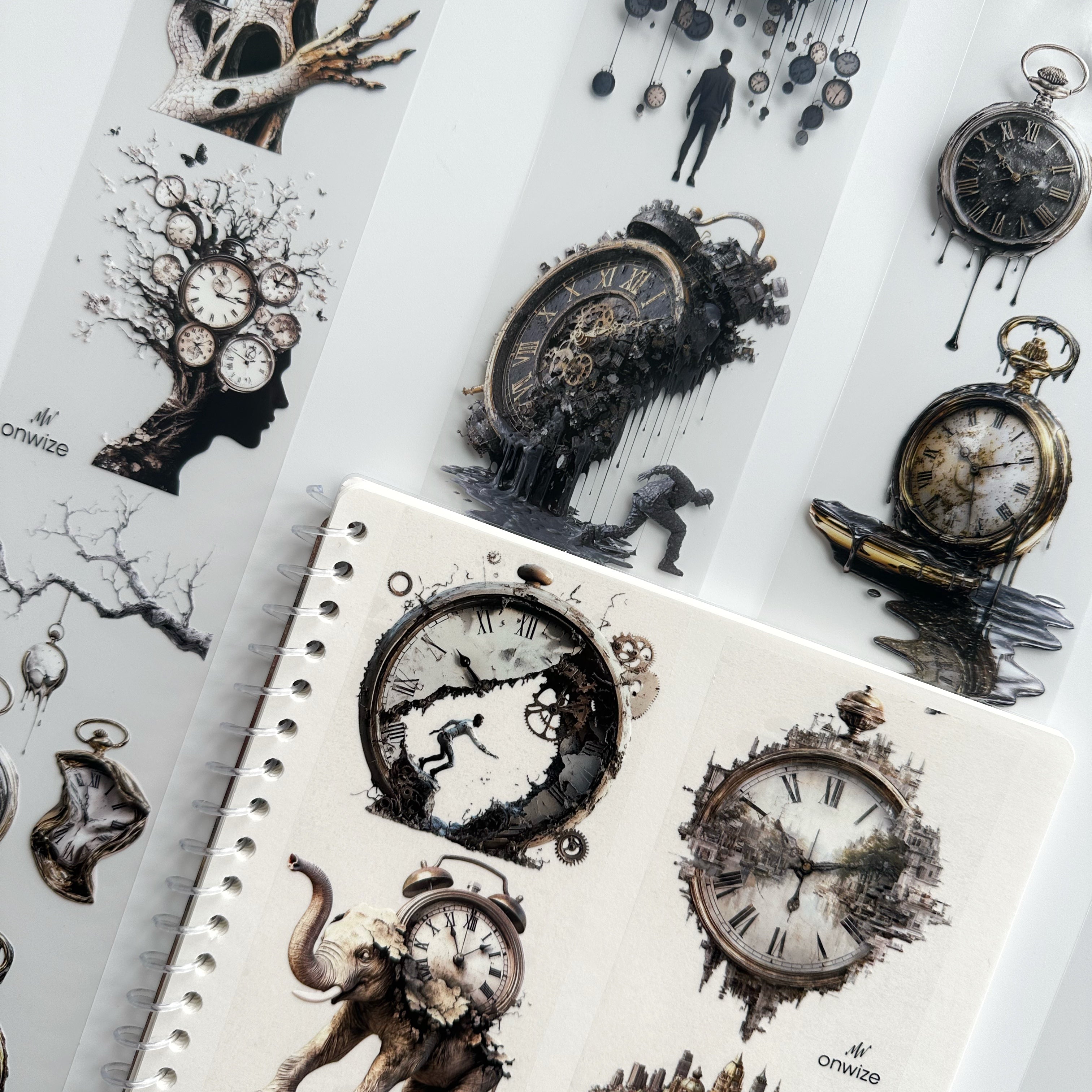 Broken Time – Surreal Clock PET Tape