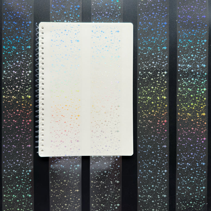 Silver Stardust Holo Silver Foil Tape