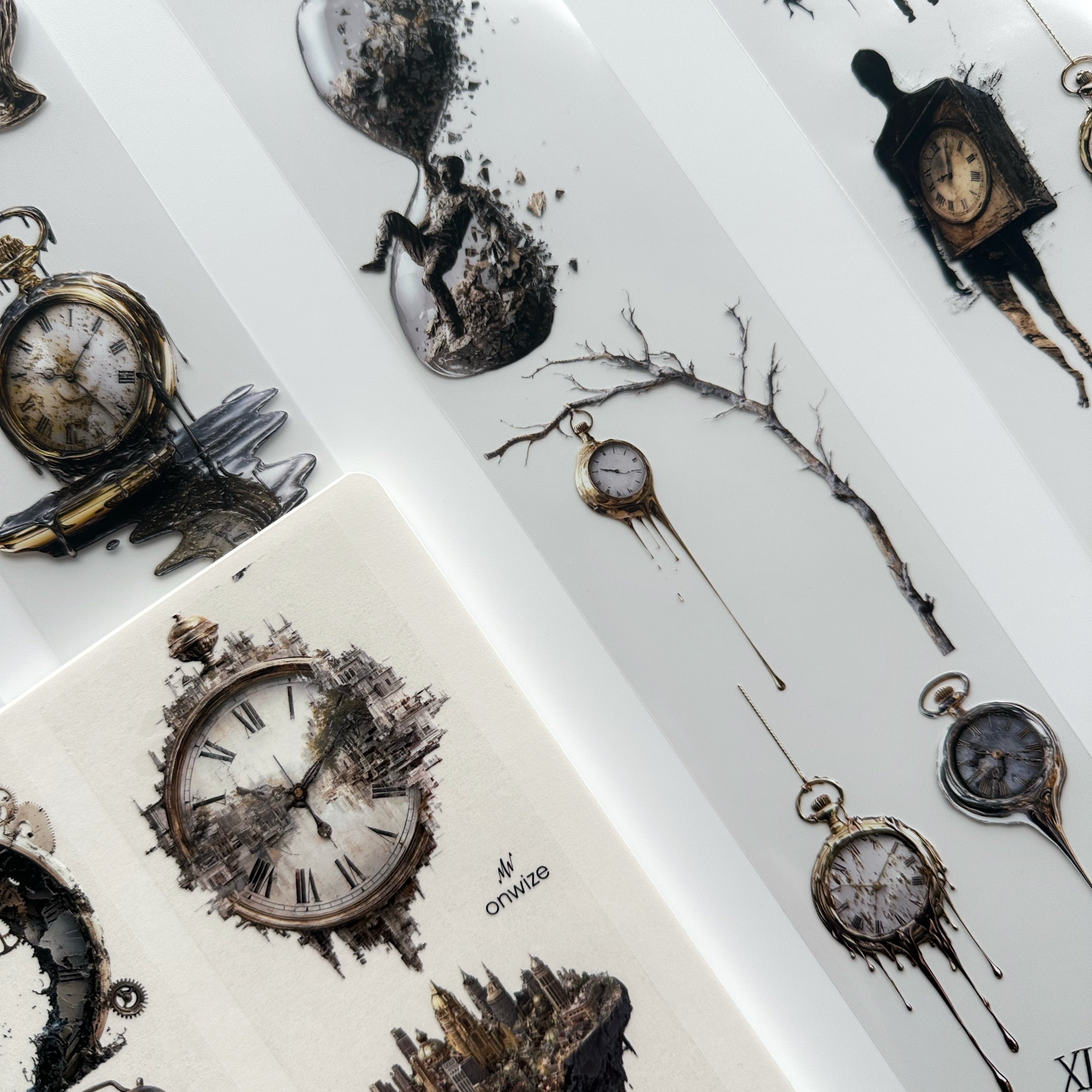 Broken Time – Surreal Clock PET Tape